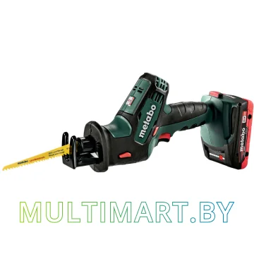 Сабельная пила Metabo SSE 18 LTX Compact 602266800 (с 2-мя АКБ 4 Ач, кейс)